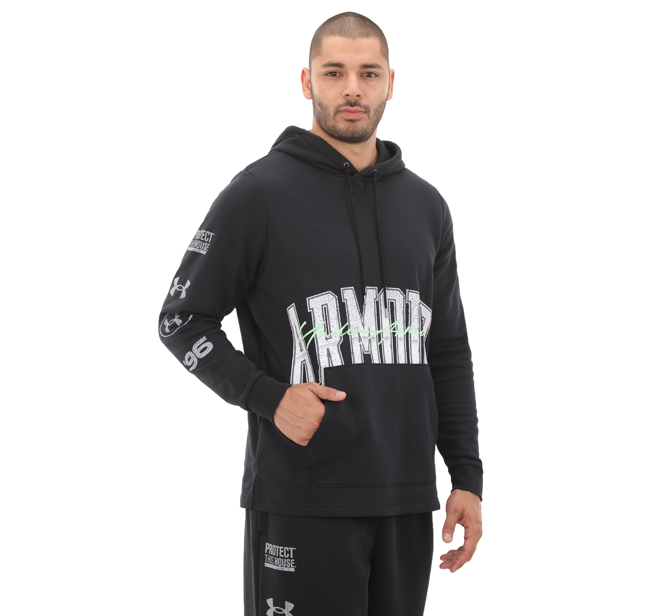 Мужской свитшот Under Armour Ua Essential Flc Nov Hood