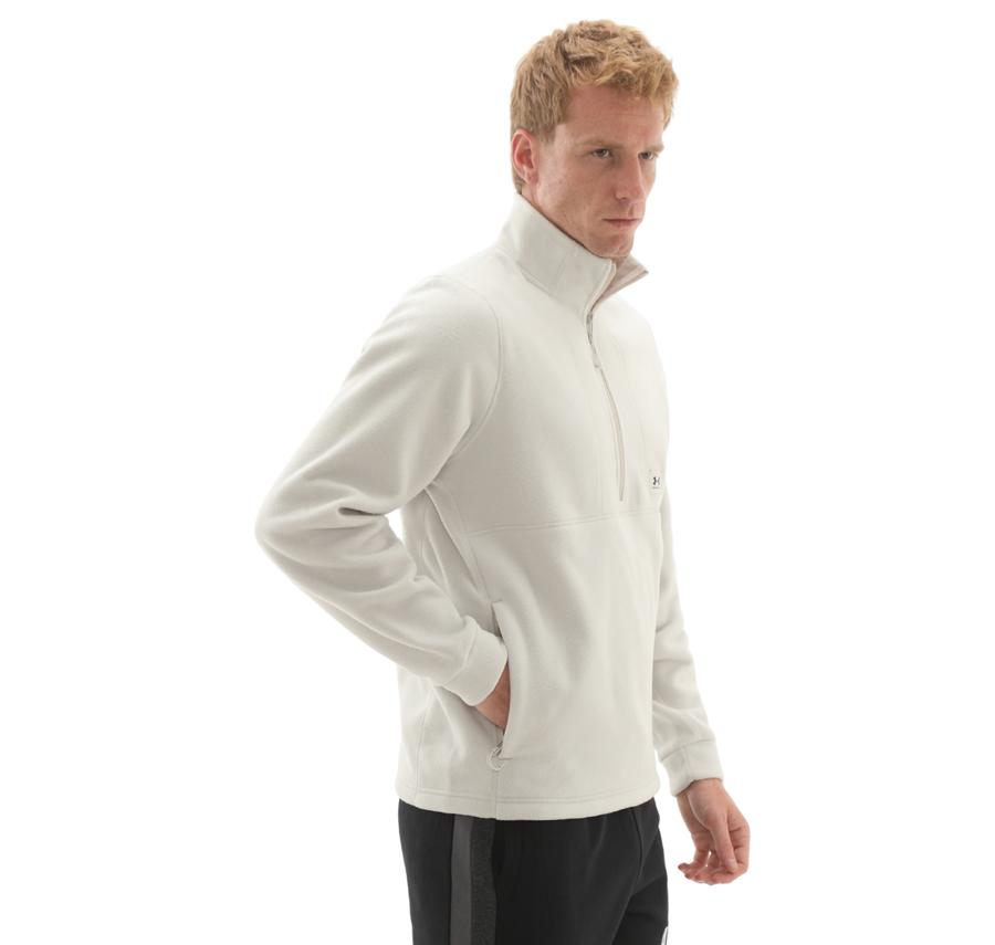 Under Armour Ua Expanse Fleece Hz Erkek Sweatshirt Beyaz Under Armour Ua Expanse Fleece Hz Erkek Sweatshirt Beyaz