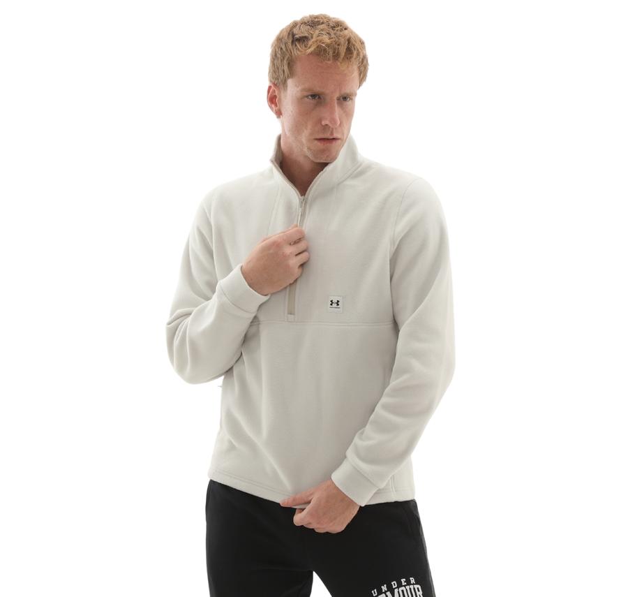 Under Armour Ua Expanse Fleece Hz Erkek Sweatshirt Beyaz Under Armour Ua Expanse Fleece Hz Erkek Sweatshirt Beyaz