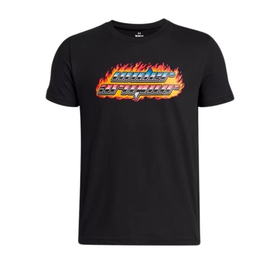 Under Armour Ua Flame Wm Ss Çocuk T-Shirt Siyah Under Armour Ua Flame Wm Ss Çocuk T-Shirt Siyah