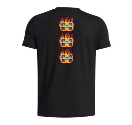 Under Armour Ua Flame Wm Ss Çocuk T-Shirt Siyah Under Armour Ua Flame Wm Ss Çocuk T-Shirt Siyah