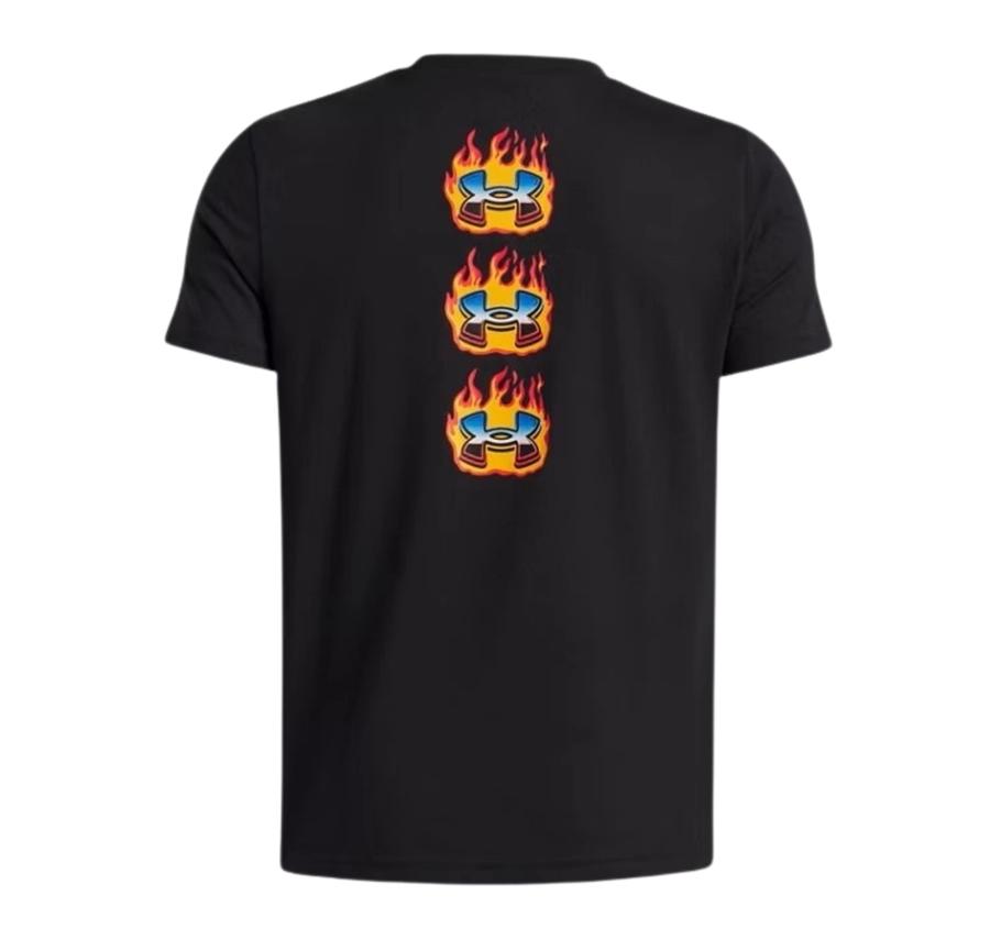 Under Armour Ua Flame Wm Ss Çocuk T-Shirt Siyah Under Armour Ua Flame Wm Ss Çocuk T-Shirt Siyah