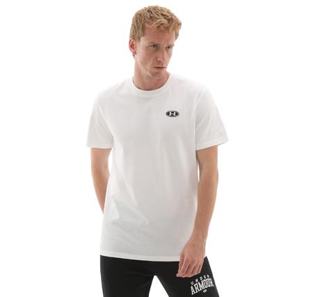 Under Armour Ua Hw Lc Patch Ss Erkek T-Shirt Beyaz Under Armour Ua Hw Lc Patch Ss Erkek T-Shirt Beyaz