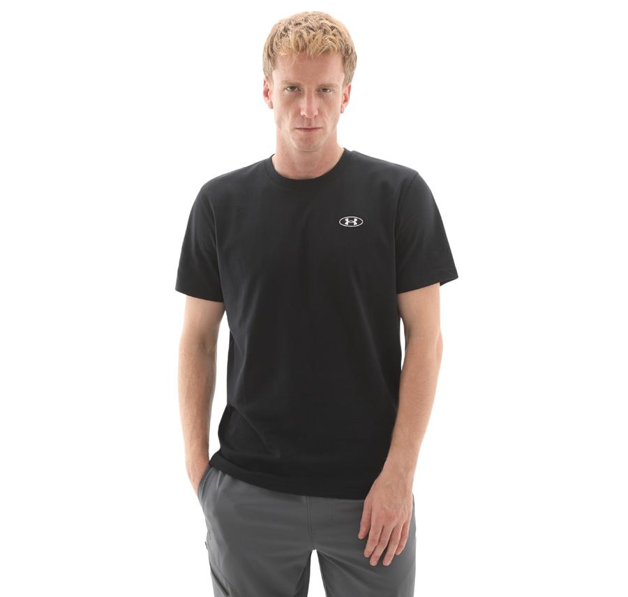 Under Armour Ua Hw Lc Patch Ss Erkek T-Shirt Siyah Under Armour Ua Hw Lc Patch Ss Erkek T-Shirt Siyah