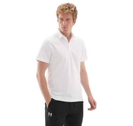 Under Armour Ua Icon Polo Erkek T-Shirt Beyaz