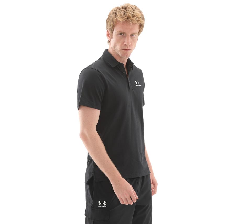 Under Armour Ua Icon Polo Erkek T-Shirt Siyah Under Armour Ua Icon Polo Erkek T-Shirt Siyah