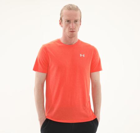 Under Armour Ua Launch Camo Shortsleeve Erkek T-Shirt Turuncu