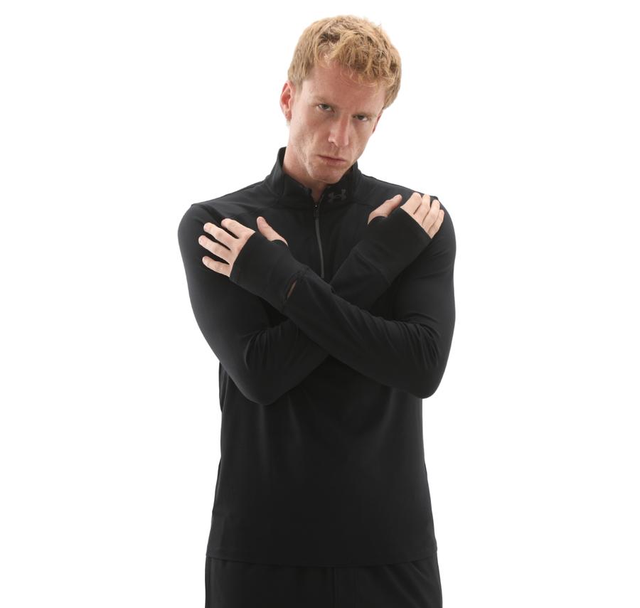 Under Armour Ua Launch Pro 1-4 Zıp Erkek Sweatshirt Siyah Under Armour Ua Launch Pro 1-4 Zıp Erkek Sweatshirt Siyah