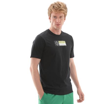 Under Armour Ua M 60-40S Hoops Ss Erkek T-Shirt Siyah