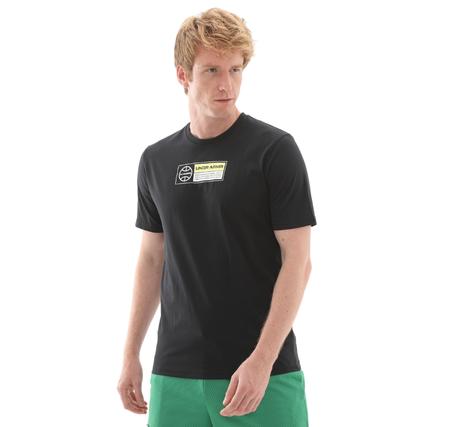 Under Armour Ua M 60-40S Hoops Ss Erkek T-Shirt Siyah