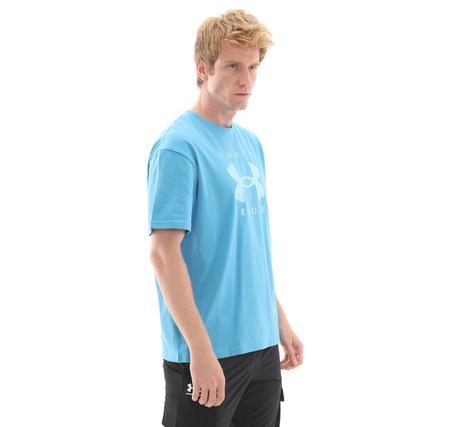 Under Armour Ua M Hw Os Branded Ss Erkek T-Shirt Mavi