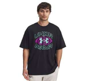Under Armour Ua M Hwt Hoops Hoopnotic Ss Erkek T-Shirt Siyah