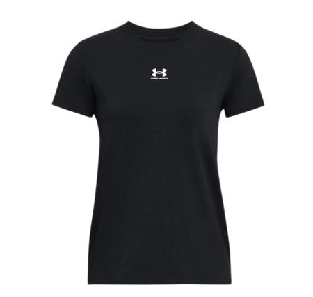 Under Armour Ua Rival Core Ss Kadın T-Shirt Siyah