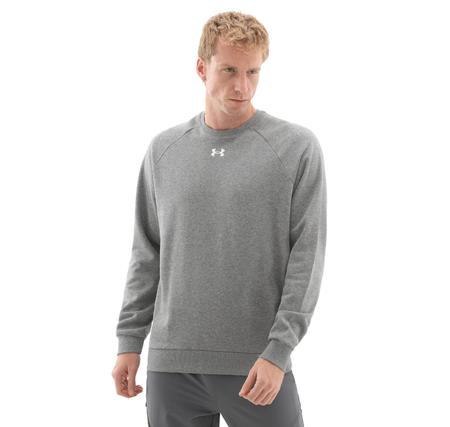 Under Armour Ua Rival Fleece Crew Erkek Sweatshirt Gri Under Armour Ua Rival Fleece Crew Erkek Sweatshirt Gri