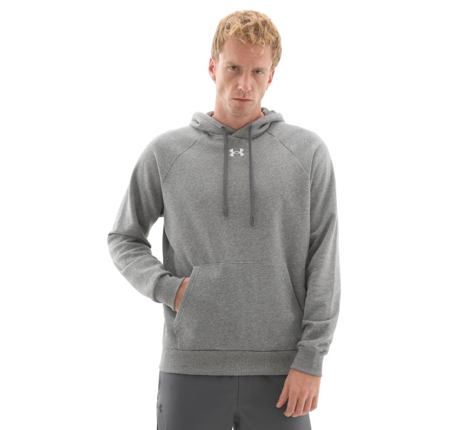 Under Armour Ua Rival Fleece Hoodie Erkek Sweatshirt Gri Under Armour Ua Rival Fleece Hoodie Erkek Sweatshirt Gri