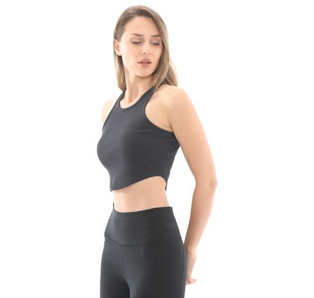 Under Armour Ua Rival Rib Tank Kadın T-Shirt Siyah