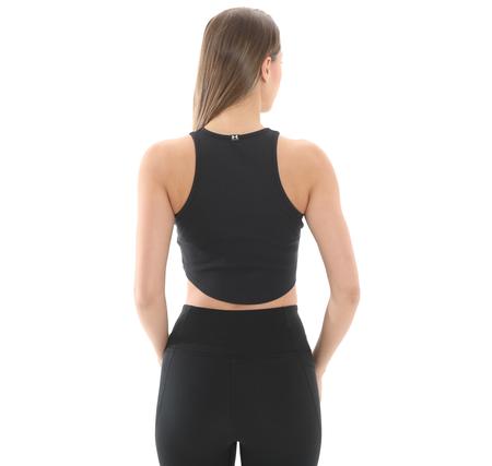 Under Armour Ua Rival Rib Tank Kadın T-Shirt Siyah