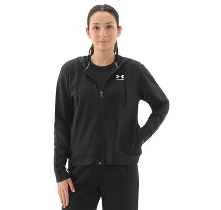 Under Armour Ua Rival Terry Fz Kadın Ceket Siyah