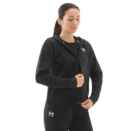 Under Armour Ua Rival Terry Fz Kadın Ceket Siyah