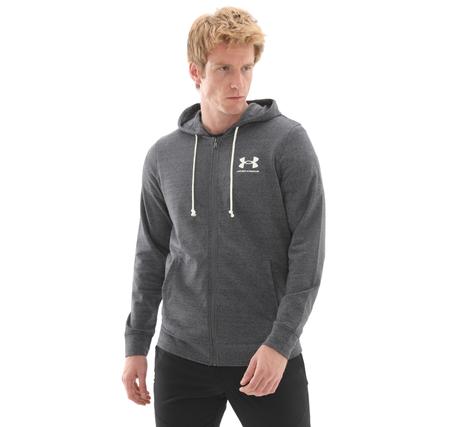 Under Armour Ua Rival Terry Lc Fz Erkek Ceket Antrasit