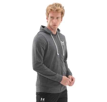 Under Armour Ua Rival Terry Lc Fz Erkek Ceket Antrasit