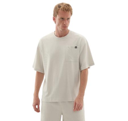 Under Armour Ua Rival Waffle Crew Erkek T-Shirt Krem Under Armour Ua Rival Waffle Crew Erkek T-Shirt Krem
