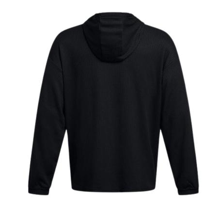 Under Armour Ua Rival Waffle Hoodie Erkek Sweatshirt Siyah