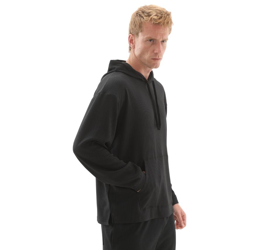 Under Armour Ua Rival Waffle Hoodie Erkek Sweatshirt Siyah Under Armour Ua Rival Waffle Hoodie Erkek Sweatshirt Siyah