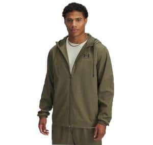 Under Armour Ua Rival Wvn Windbreaker Erkek Yağmurluk-Rüzgarlık Haki