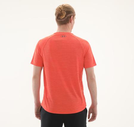 Under Armour Ua Tech Textured Ss Erkek T-Shirt Turuncu