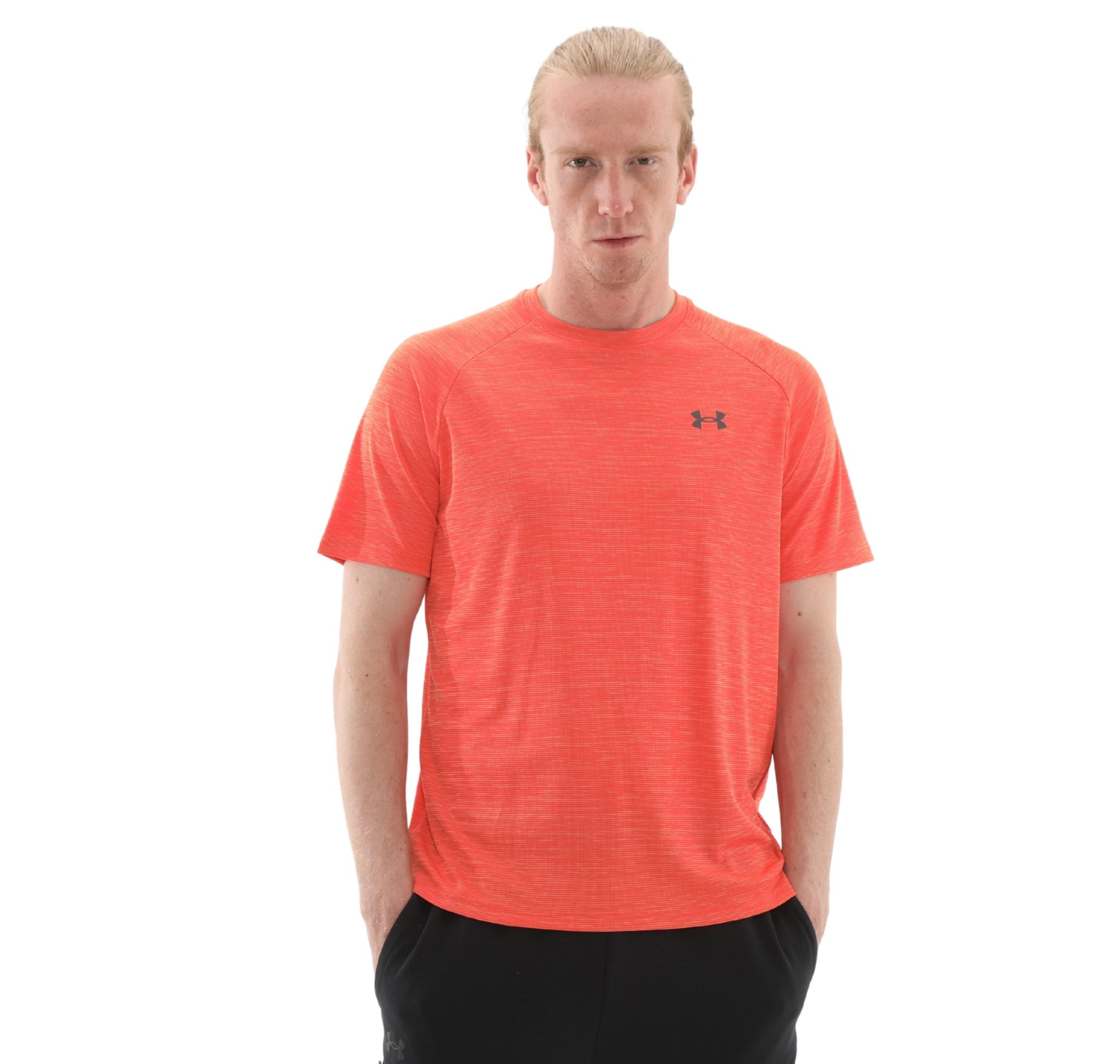 Мужская футболка Under Armour Ua Tech Textured Ss Turuncu для бега