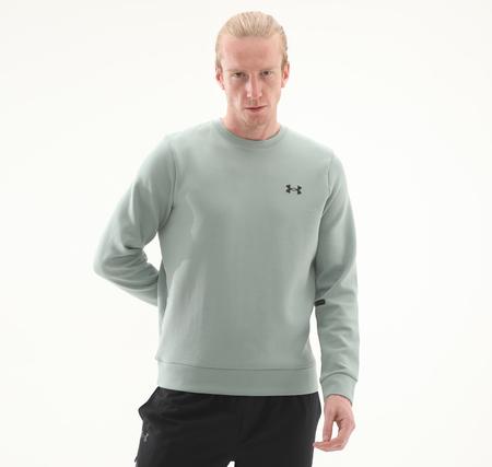 Under Armour Ua Unstoppable Flc Crew Eu Erkek Sweatshirt Gri