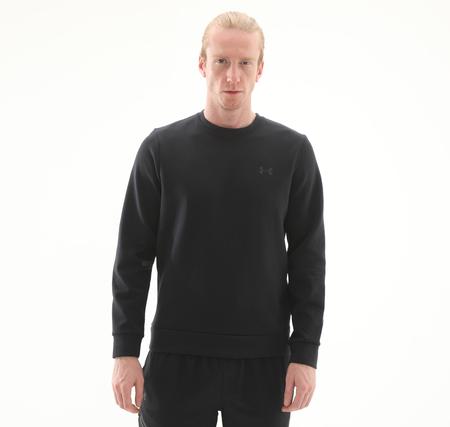 Under Armour Ua Unstoppable Flc Crew Eu Erkek Sweatshirt Siyah