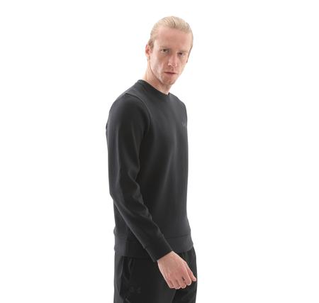 Under Armour Ua Unstoppable Flc Crew Eu Erkek Sweatshirt Siyah
