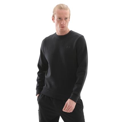 Under Armour Ua Unstoppable Flc Crew Eu Erkek Sweatshirt Siyah