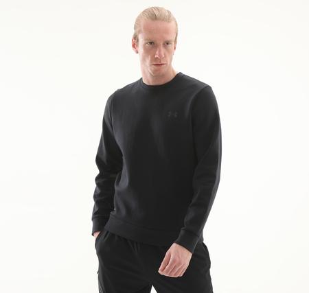 Under Armour Ua Unstoppable Flc Crew Eu Erkek Sweatshirt Siyah