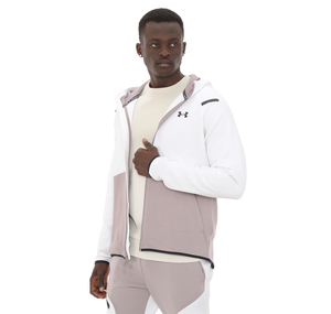 Under Armour Ua Unstoppable Flc Fz Hd Eu Erkek Ceket Beyaz