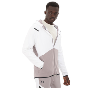 Under Armour Ua Unstoppable Flc Fz Hd Eu Erkek Ceket Beyaz