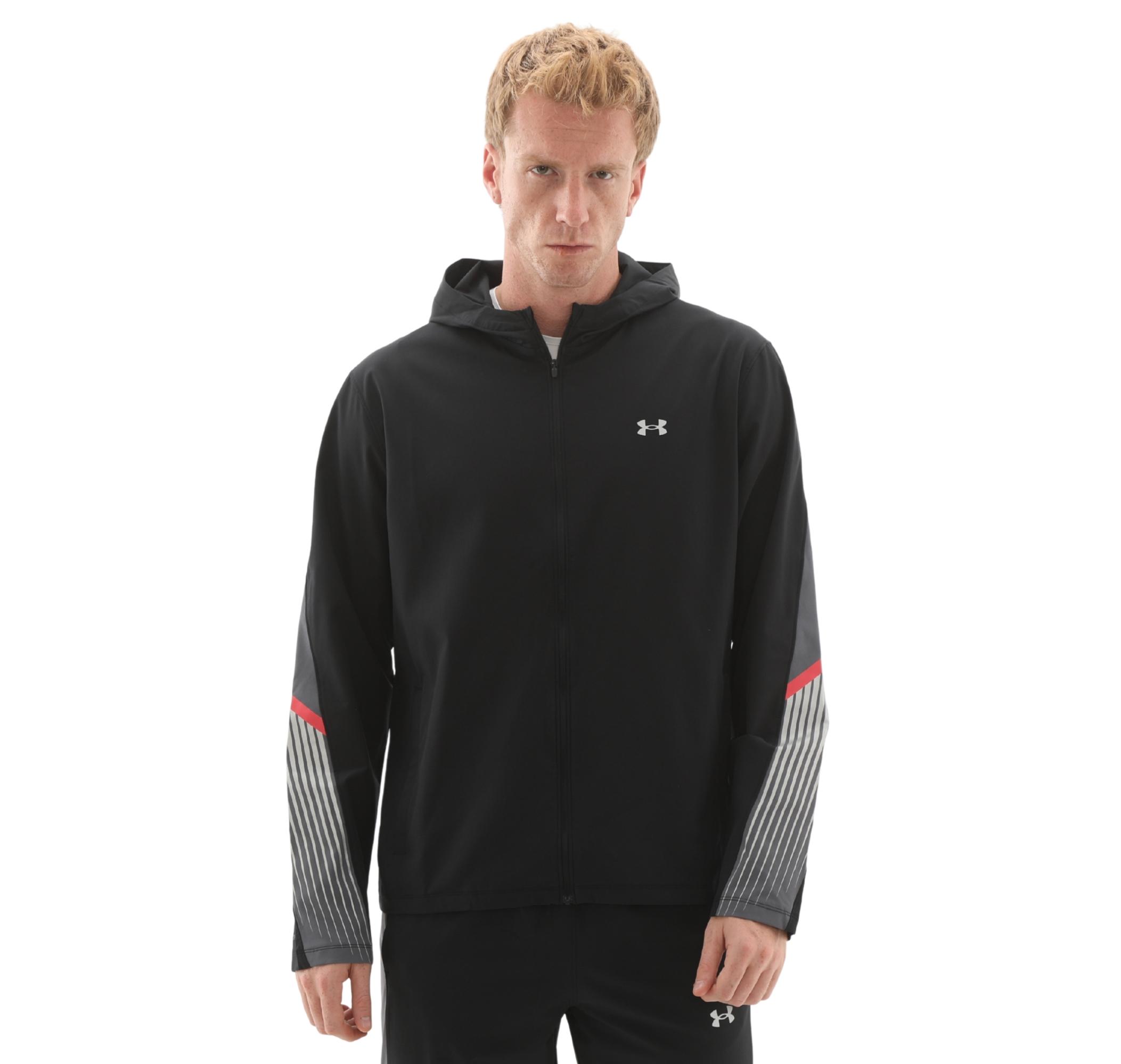 Мужская куртка Under Armour Ua Velociti Storm Hooded Jkt Yağmurluk-Rüzgarlik Antrasit