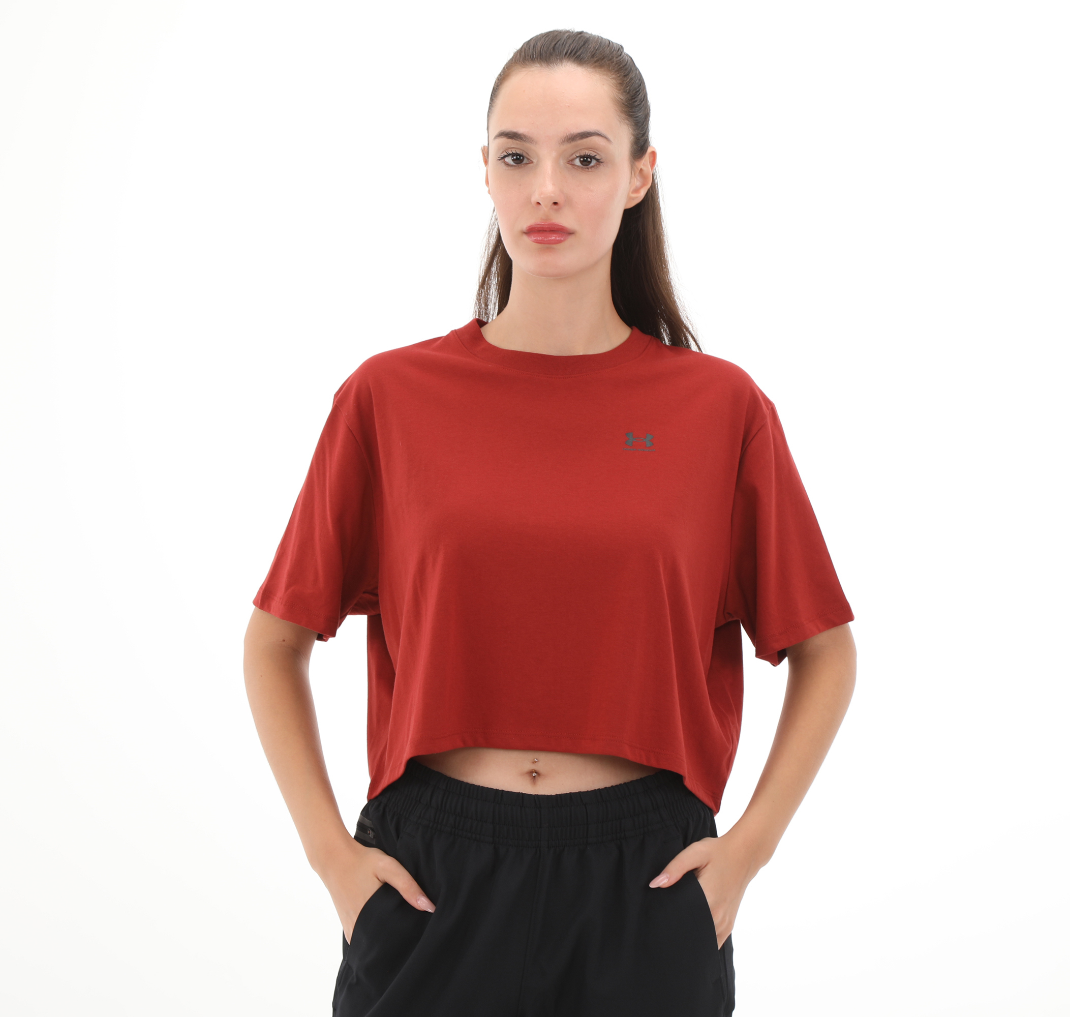 Женская футболка Under Armour Ua W Boxy Crop Logo Ss