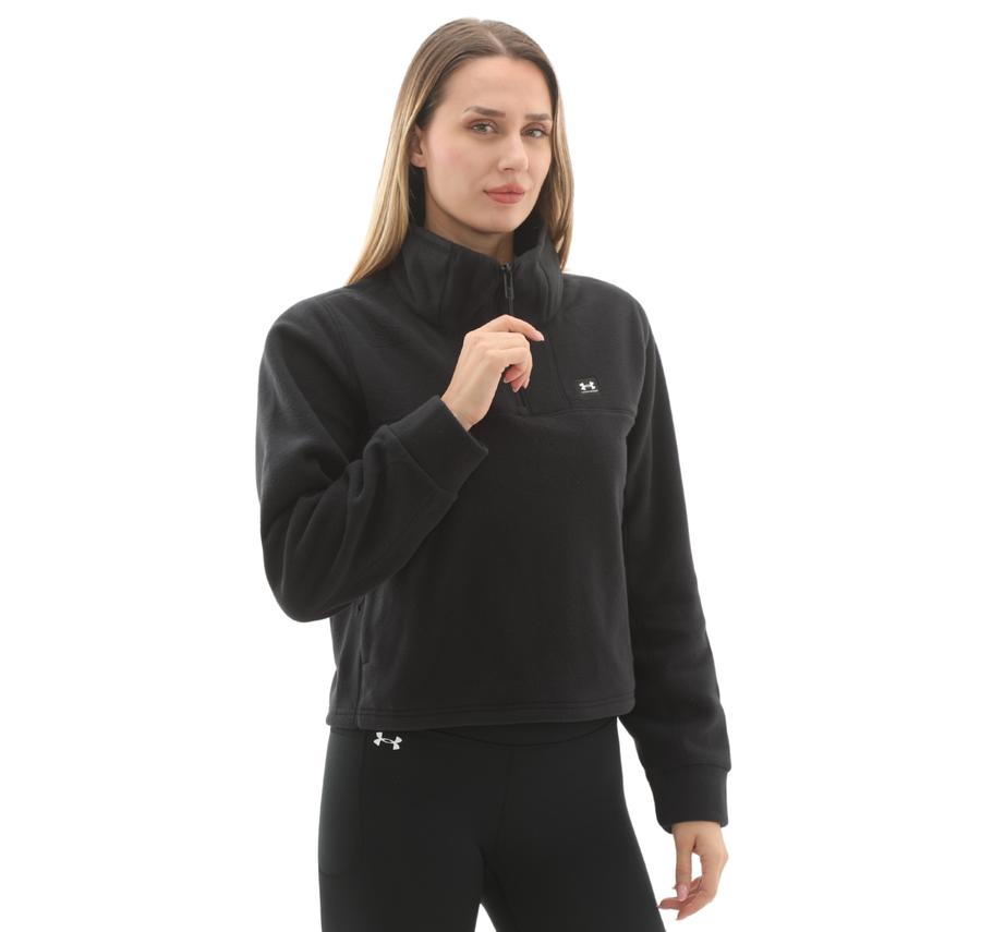 Under Armour Ua W Expanse Fleece Hz Kadın Sweatshirt Siyah Under Armour Ua W Expanse Fleece Hz Kadın Sweatshirt Siyah