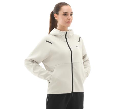 Under Armour Unstoppable Fleece Fz Kadın Ceket Krem Under Armour Unstoppable Fleece Fz Kadın Ceket Krem