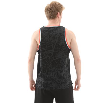 Under Armour Zone Pro Mesh Tank Printed Erkek T-Shirt Siyah