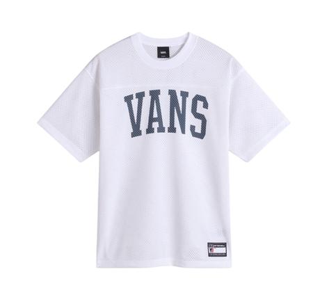Vans Arched Football Jersey Erkek T-Shirt Beyaz