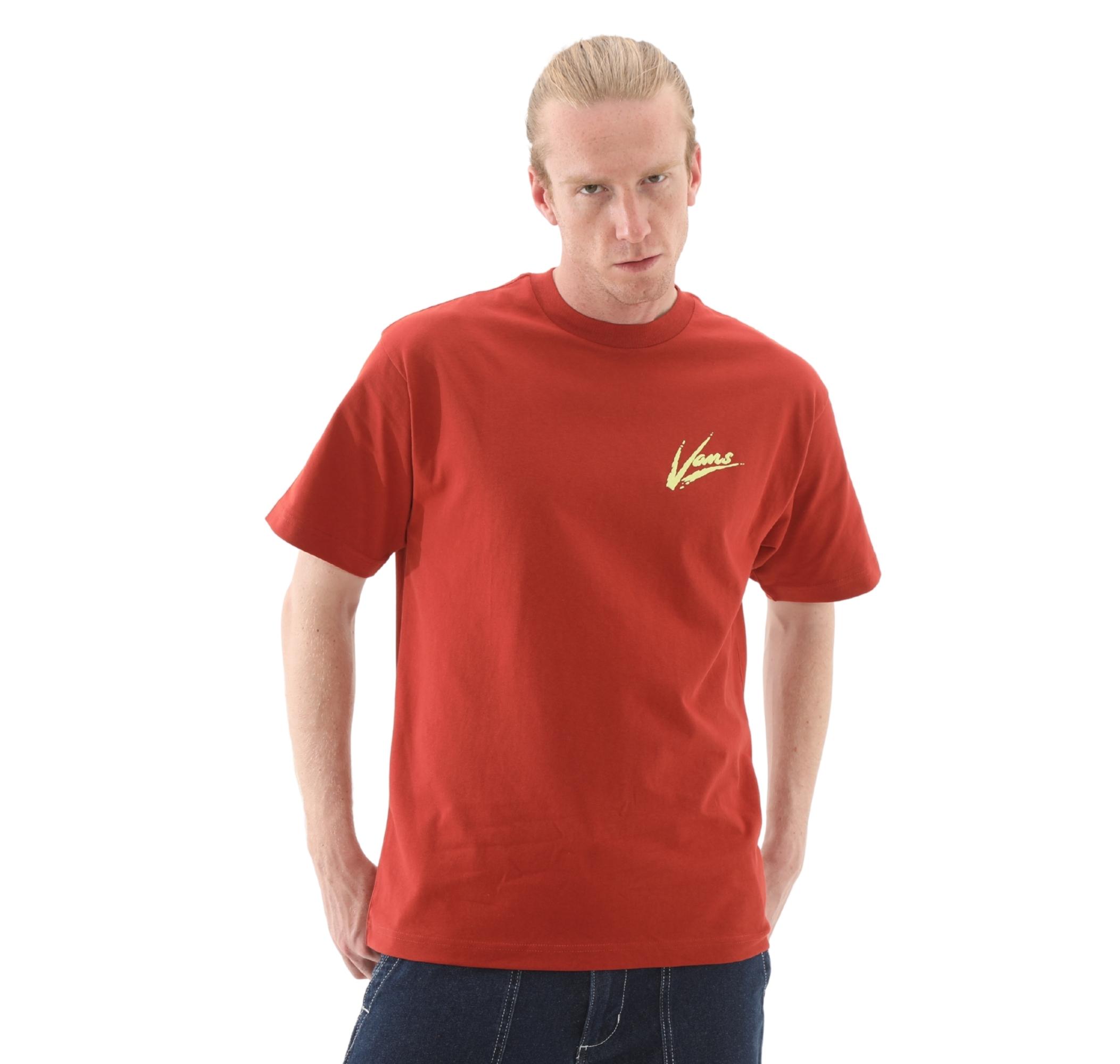 Мужская футболка Vans Brush Script Loose Ss