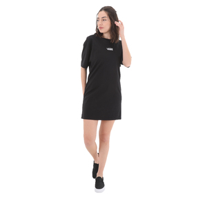 Vans Center Vee Tee Dress Kadın Elbise - Etek Siyah