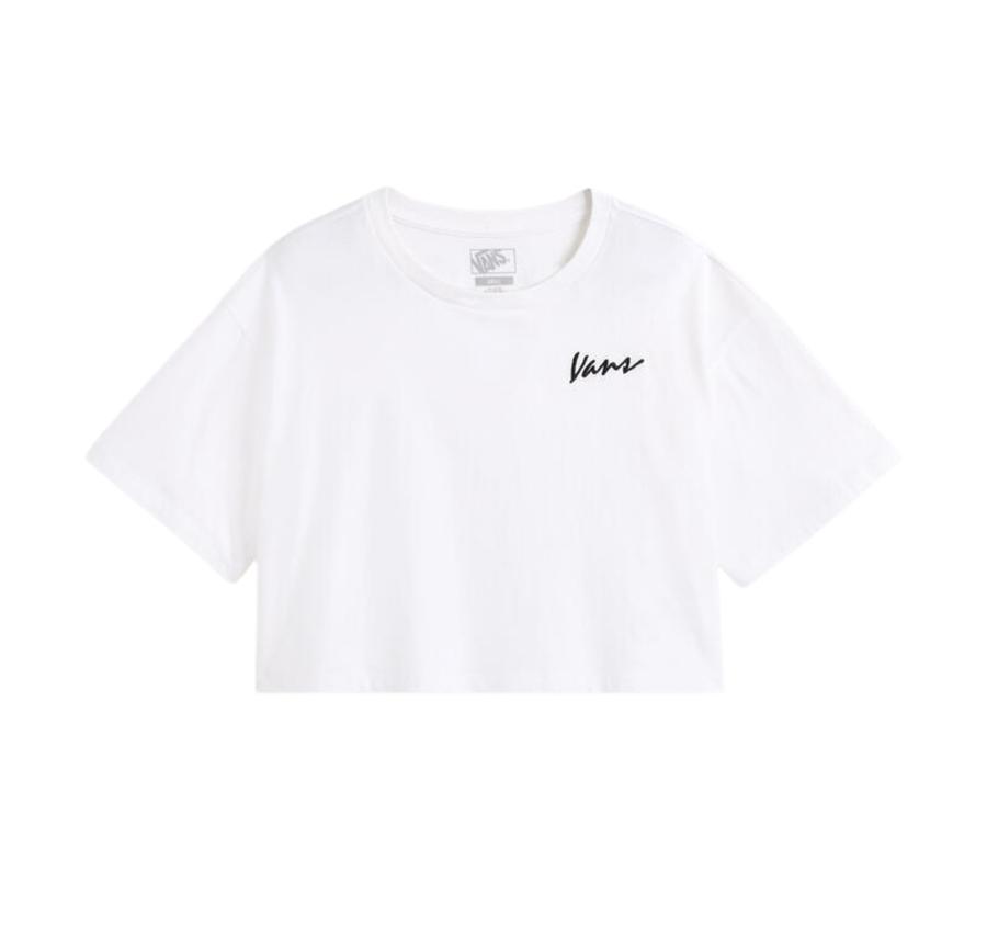 Vans Classic Script Kadın T-Shirt Beyaz Vans Classic Script Kadın T-Shirt Beyaz