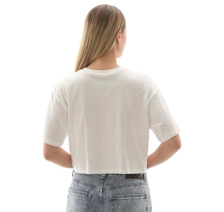 Vans Classic Script Kadın T-Shirt Beyaz