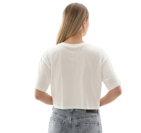 Vans Classic Script Kadın T-Shirt Beyaz