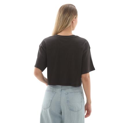 Vans Classic Script Kadın T-Shirt Siyah